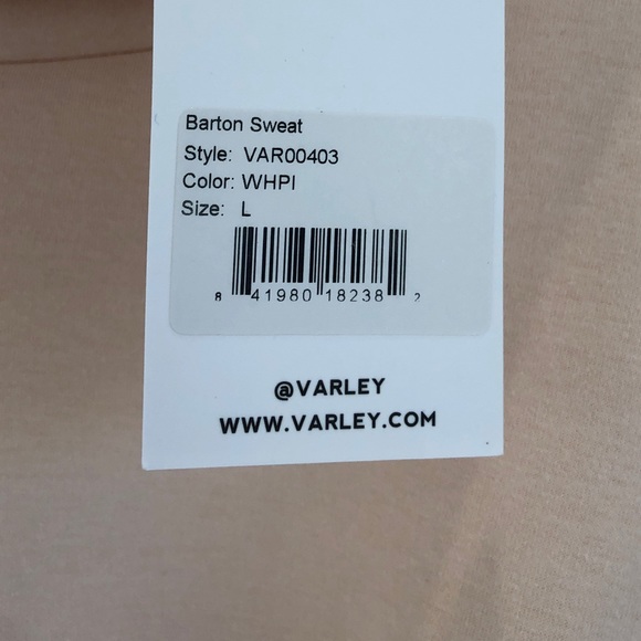 Varley Whisper Pink Barton Drawstring Sweat - Picture 8 of 8